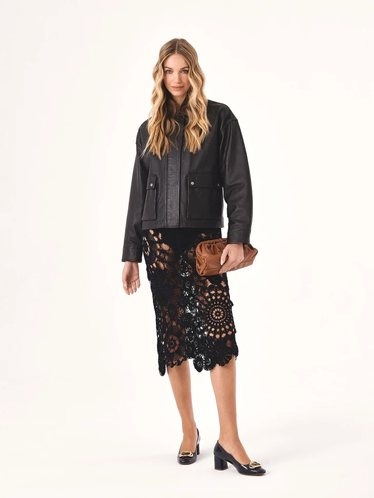 Kazar Navy Blue Patent Leather Pumps