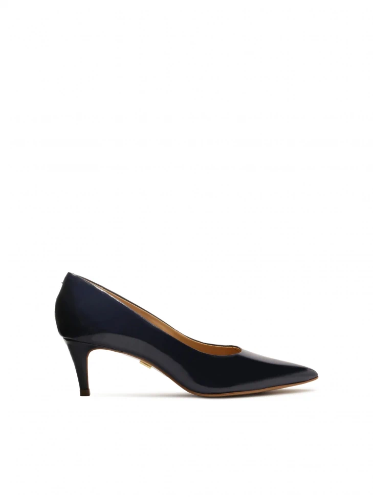 kazar Navy blue patent leather pumps