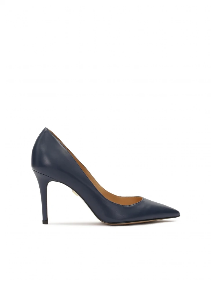 kazar Navy blue pointed-toe pumps