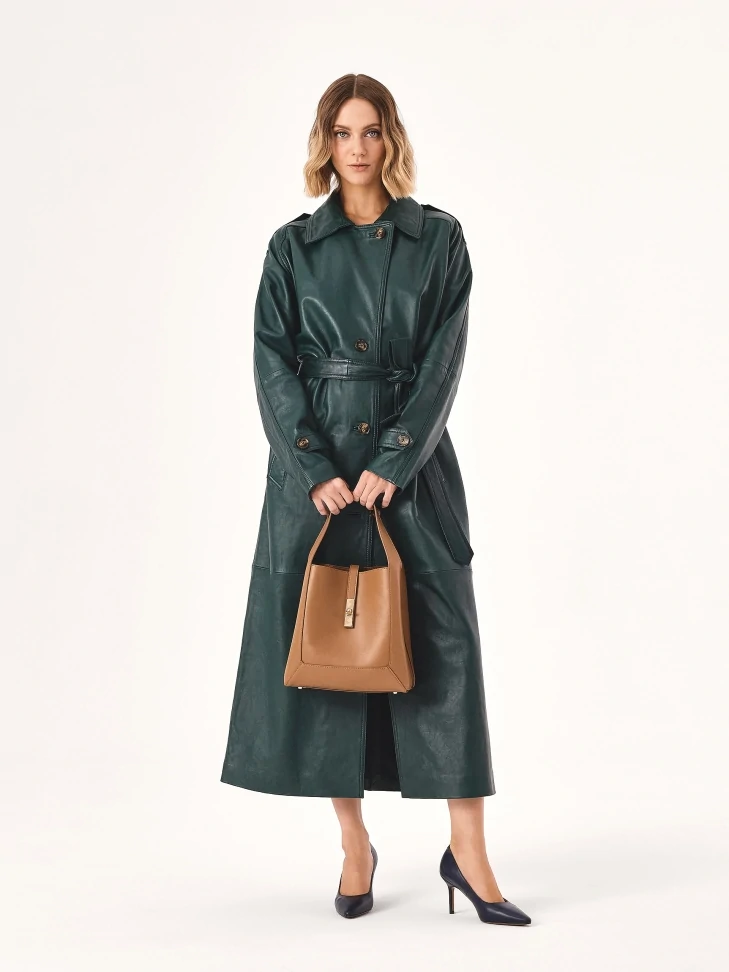 Kazar Navy Blue Smooth Leather Pumps