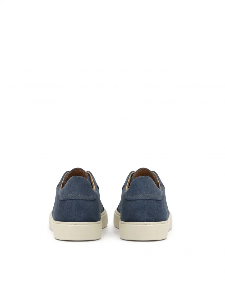 Kazar Navy Blue Sneakers On A White Sole