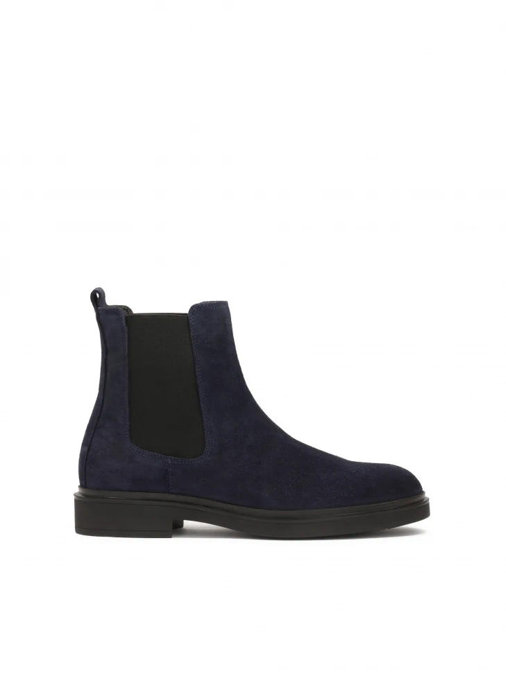 kazar Navy blue suede Chelsea boots