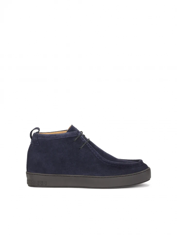kazar Navy blue suede chukka sneakers
