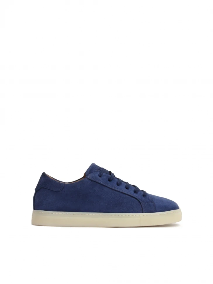 kazar Navy blue suede leather sneakers