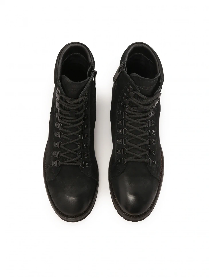 Kazar Nubuck Black Men's Boots