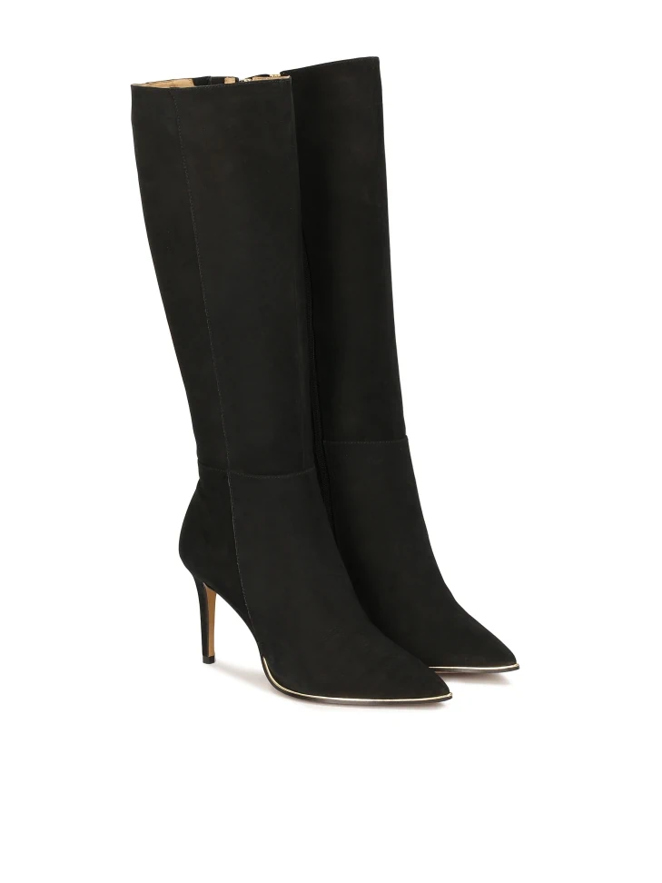 Kazar Nubuck Boots With Pointed Toe Noses