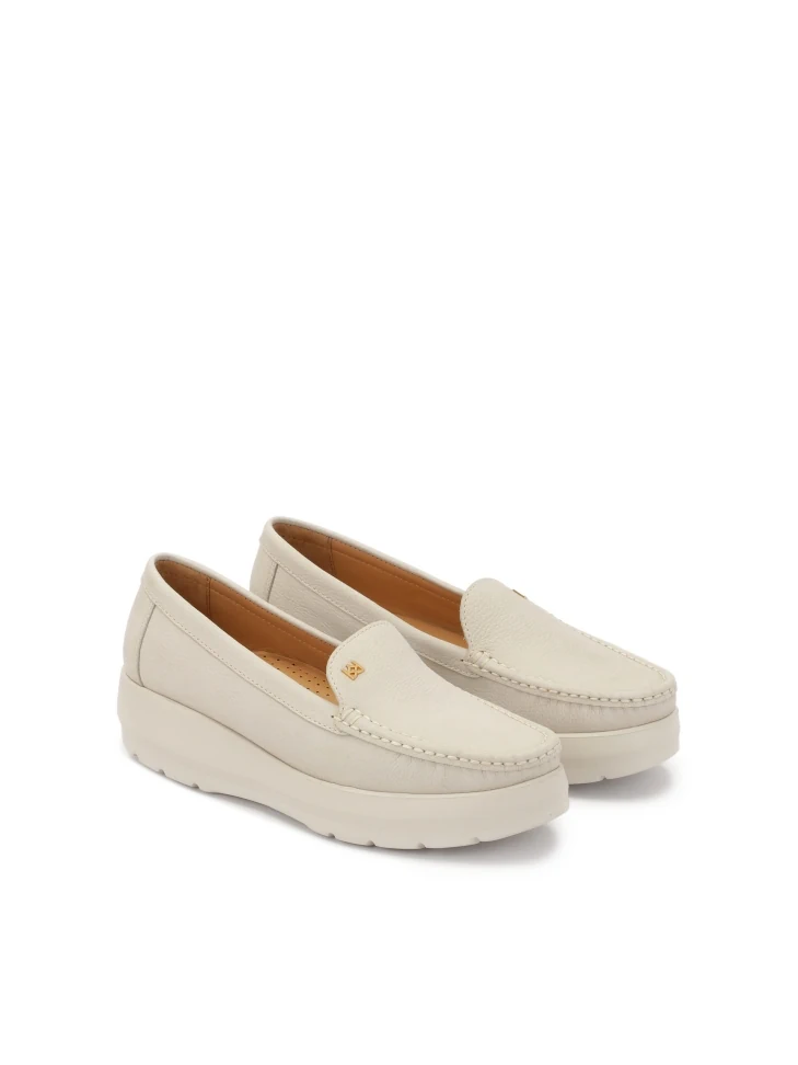 Kazar Nubuck Loafers With Thick Sole