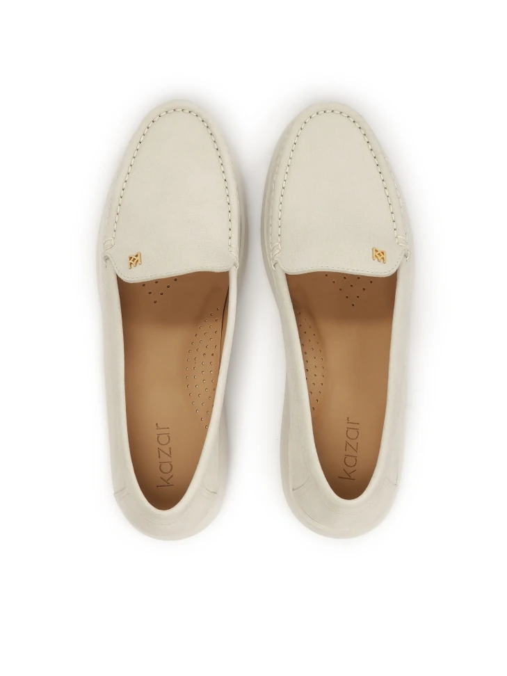 Kazar Nubuck Loafers With Thick Sole