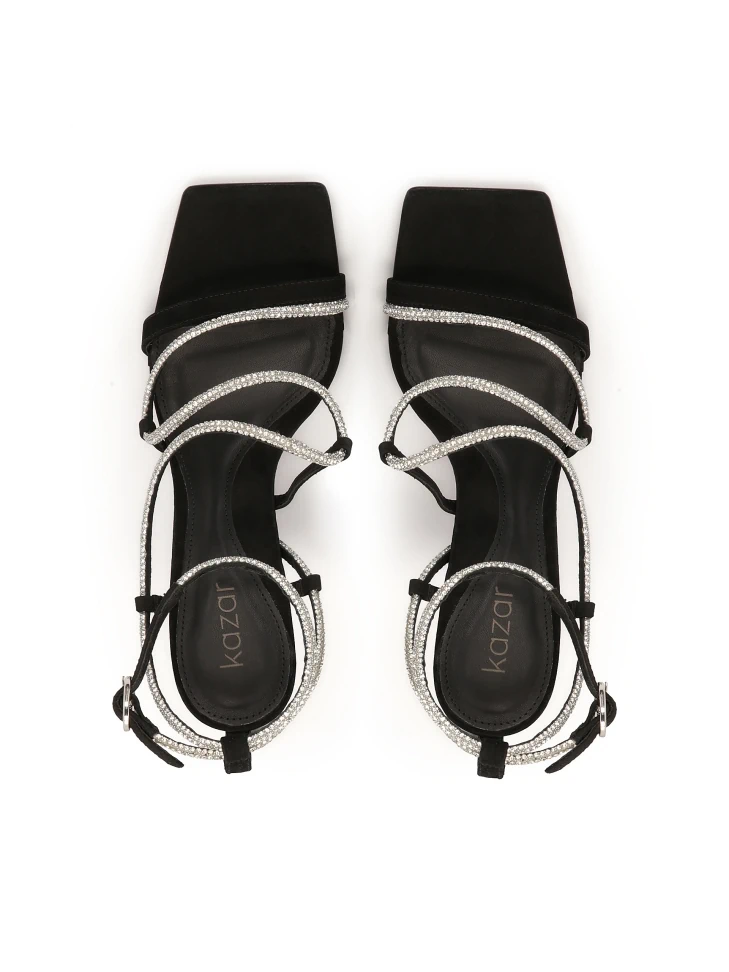 Kazar Nubuck Sandals With A Shiny Strap