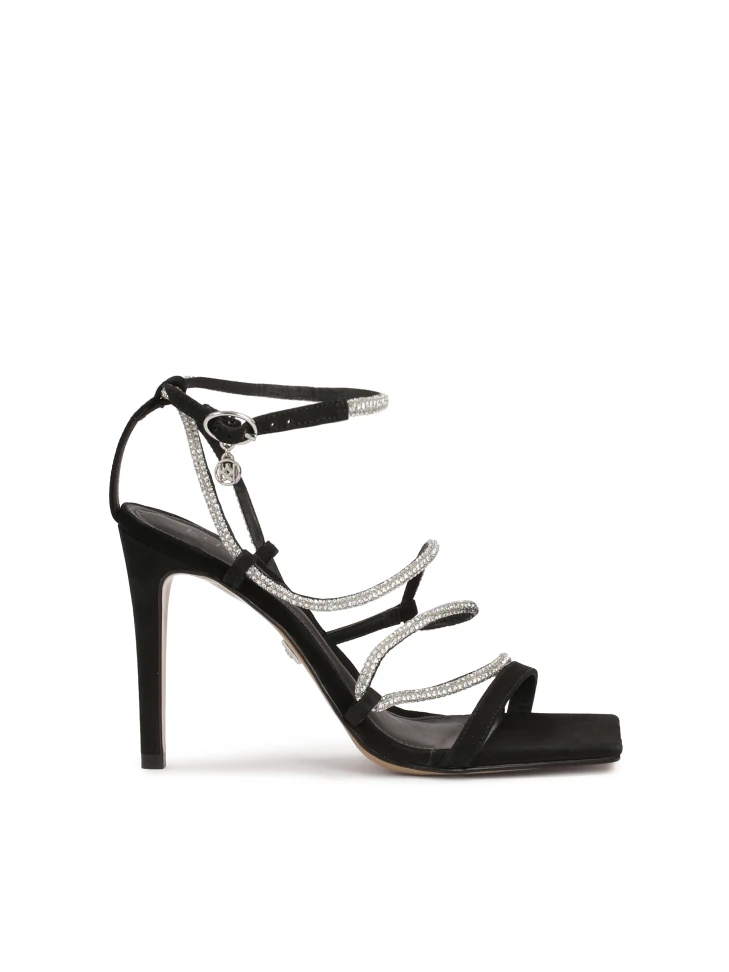 kazar Nubuck sandals with a shiny strap