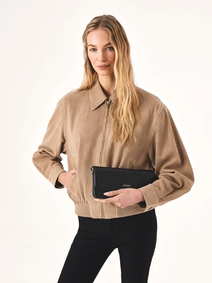 Kazar Oblong Flat Handbag With Flap