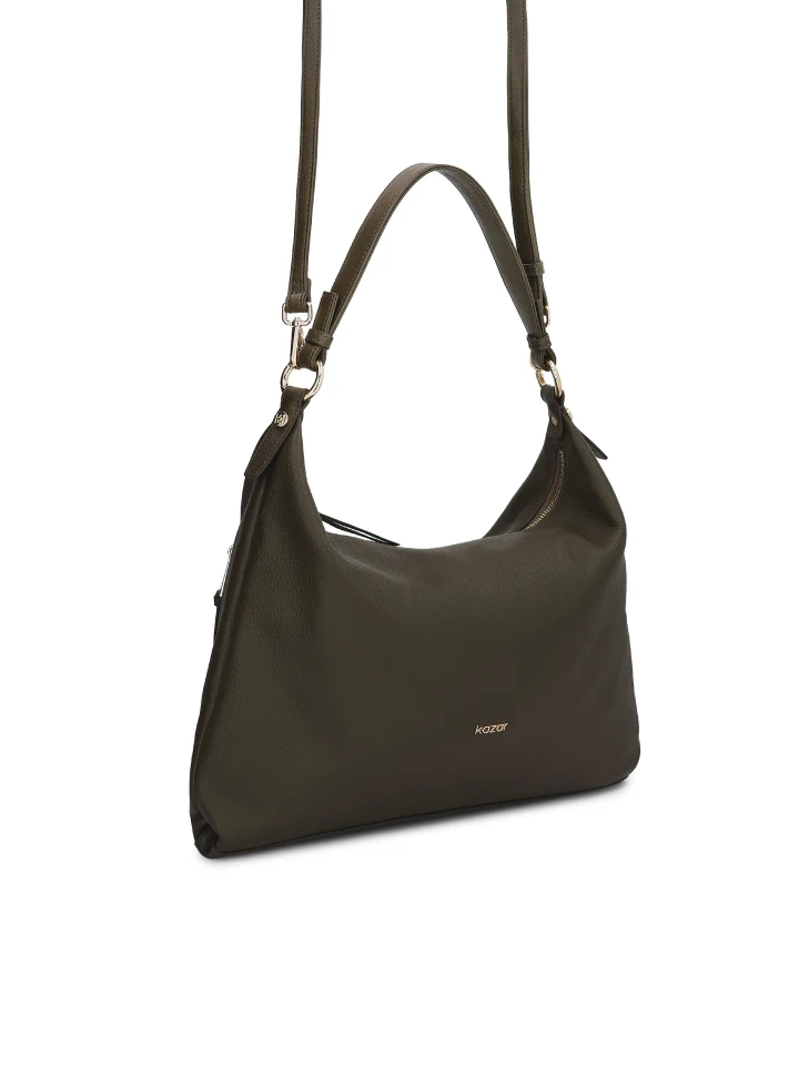 Kazar Olive Soft Leather Handbag