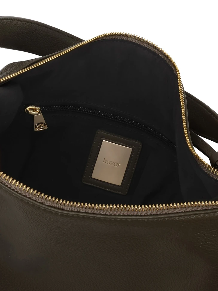 Kazar Olive Soft Leather Handbag