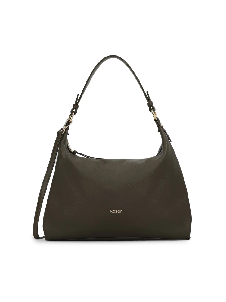 kazar Olive soft leather handbag