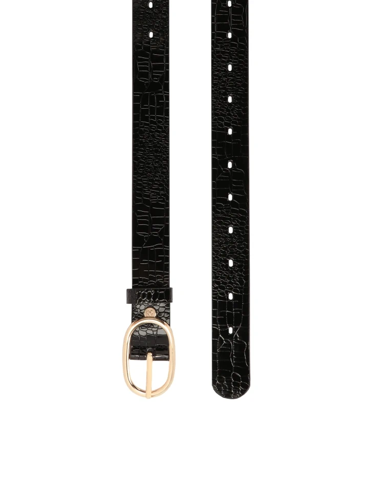 Kazar Patent Belt With Embossed Pattern