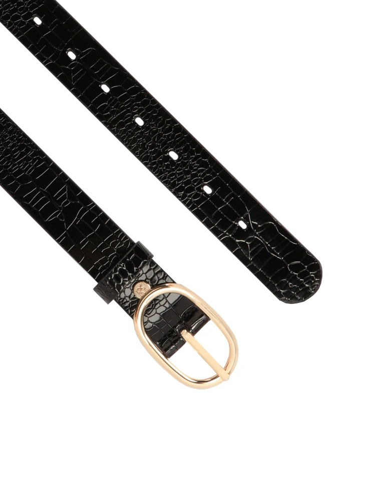 Kazar Patent Belt With Embossed Pattern