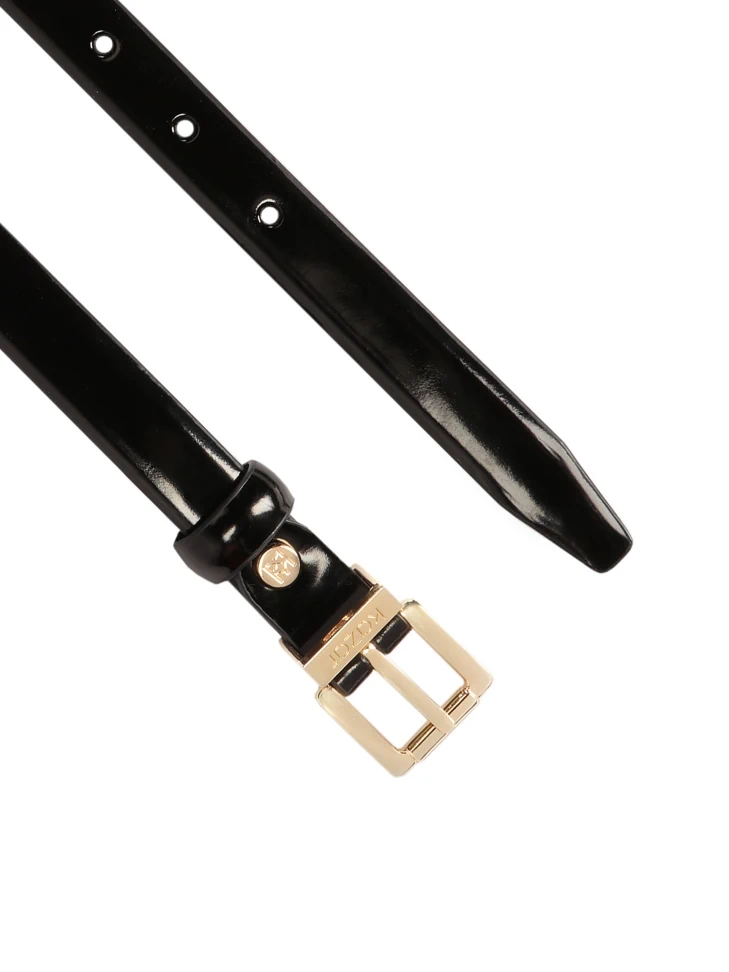 Kazar Patent Belt With Gold Buckle