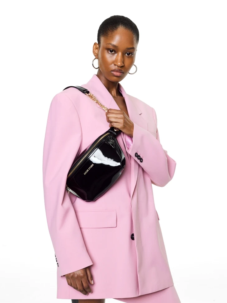 Kazar Patent Leather Belt Bag