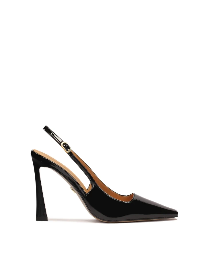 kazar Patent leather heelless pumps