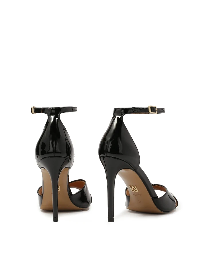 Kazar Patent Leather High-heeled Sandals