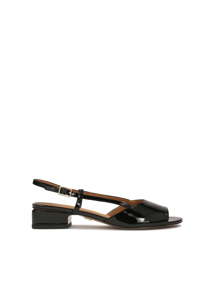 kazar Patent leather low-heeled sandals