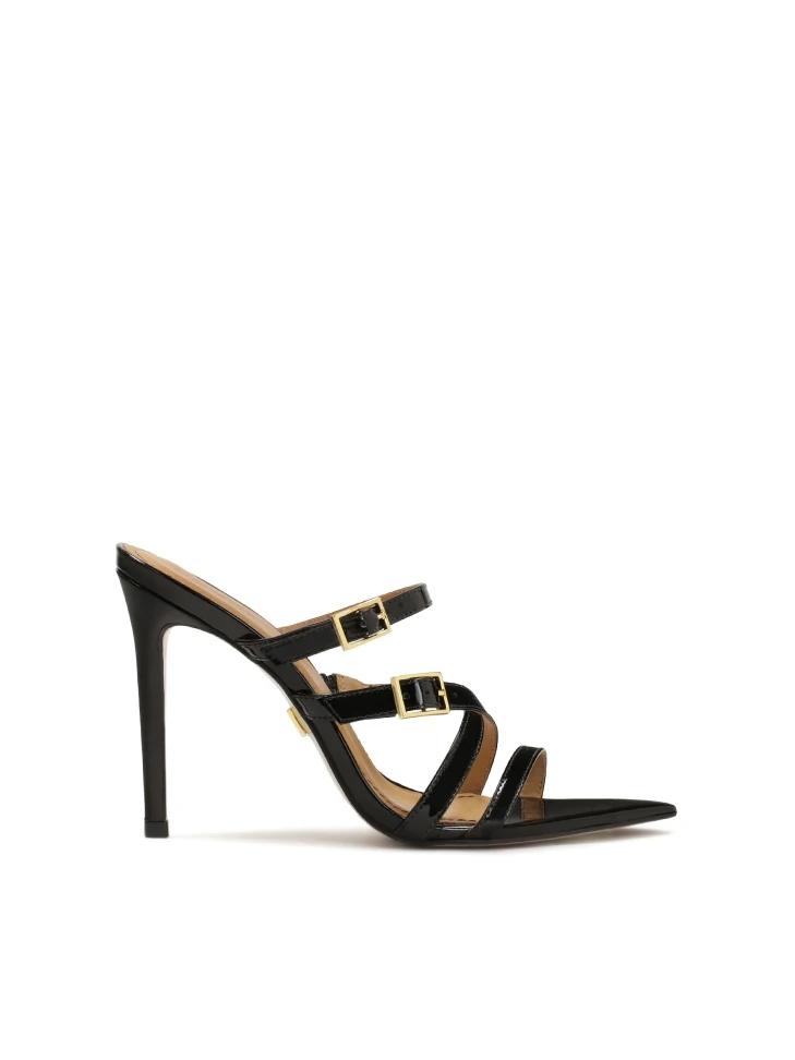 kazar Patent leather mules with pointed toes