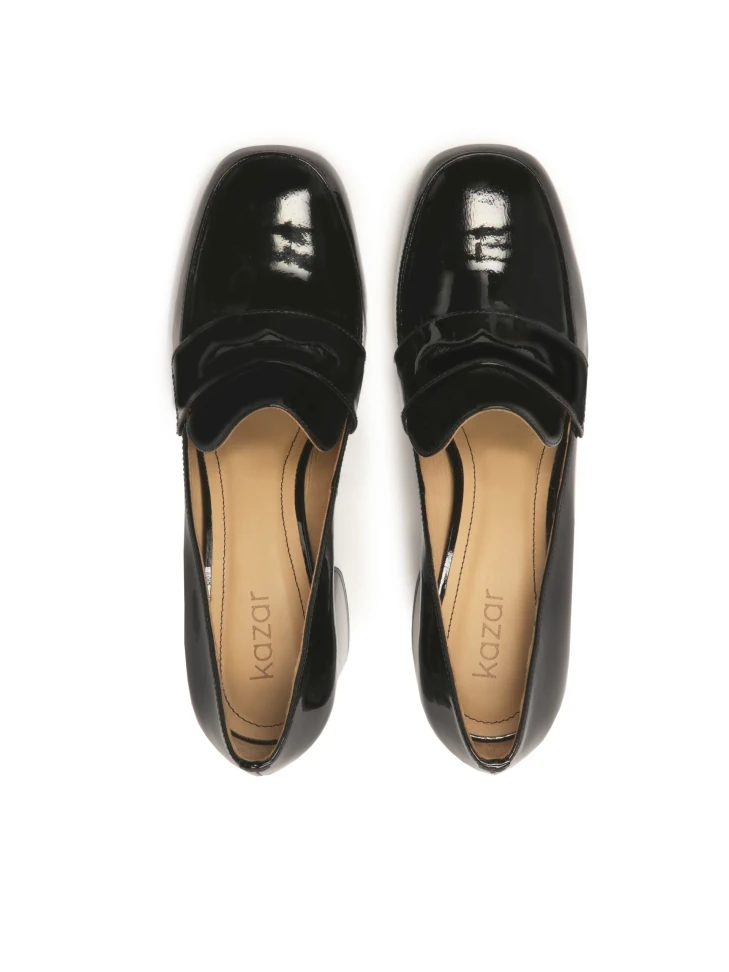 Kazar Patent Leather Pumps On A Pole