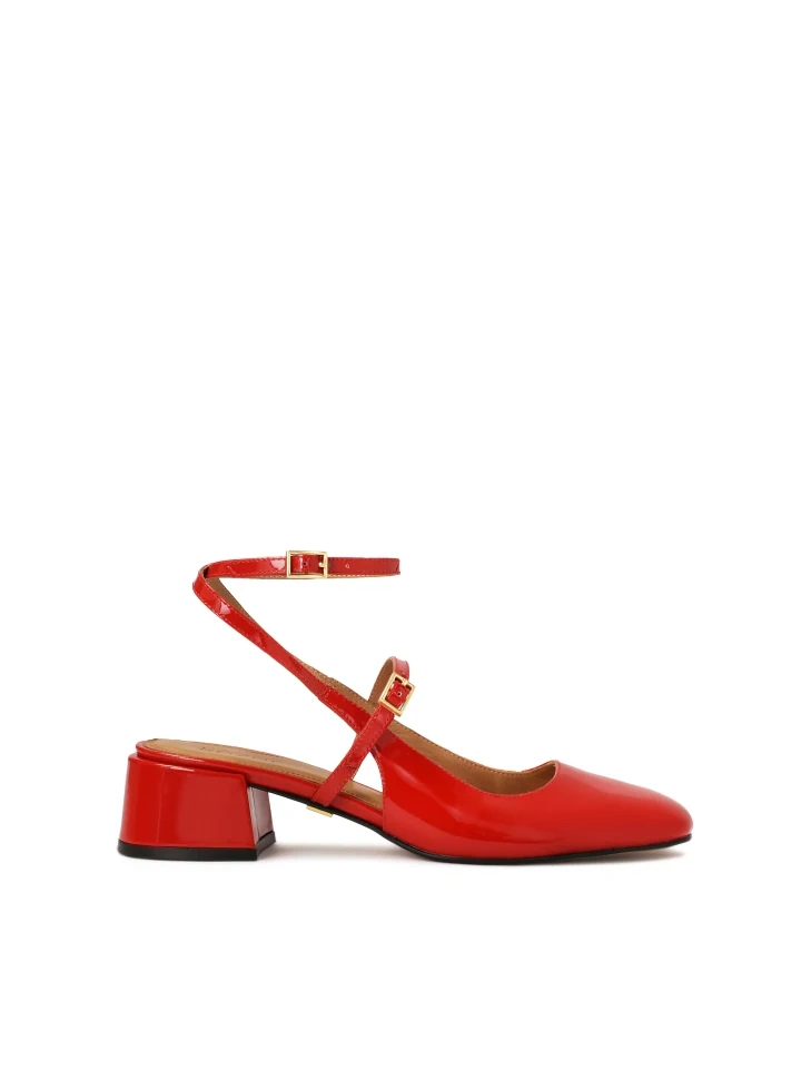 kazar Patent leather red pumps