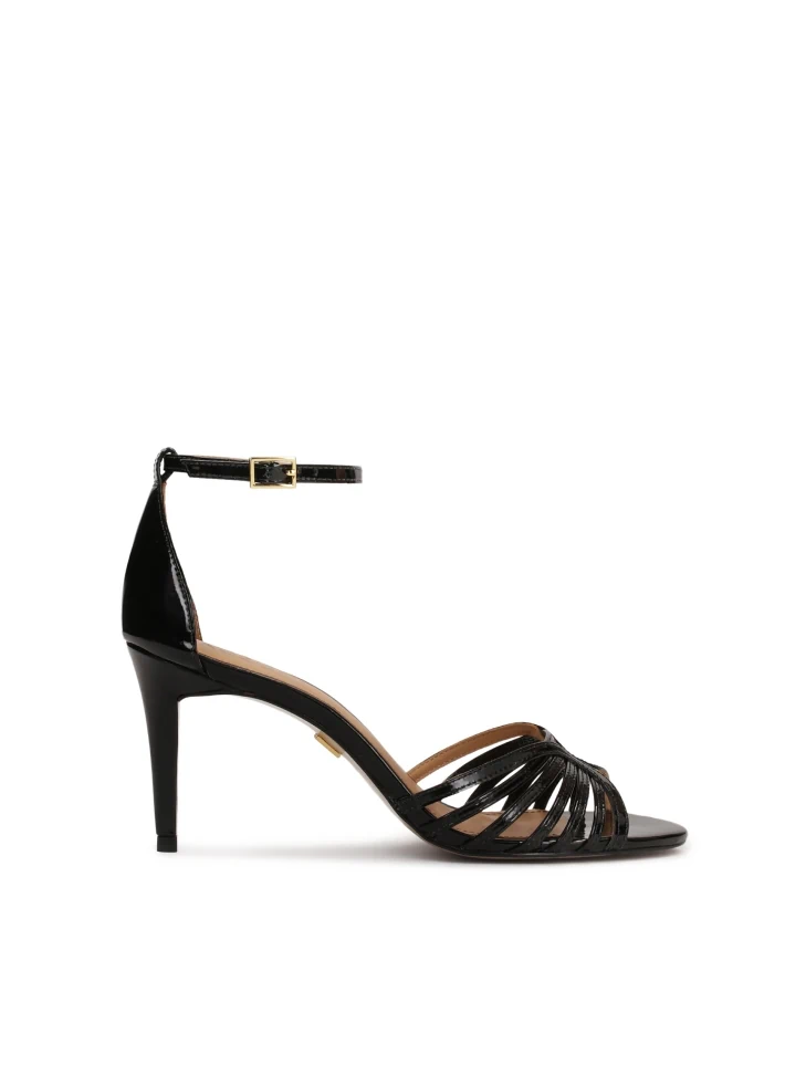 kazar Patent leather sandals with elegant straps