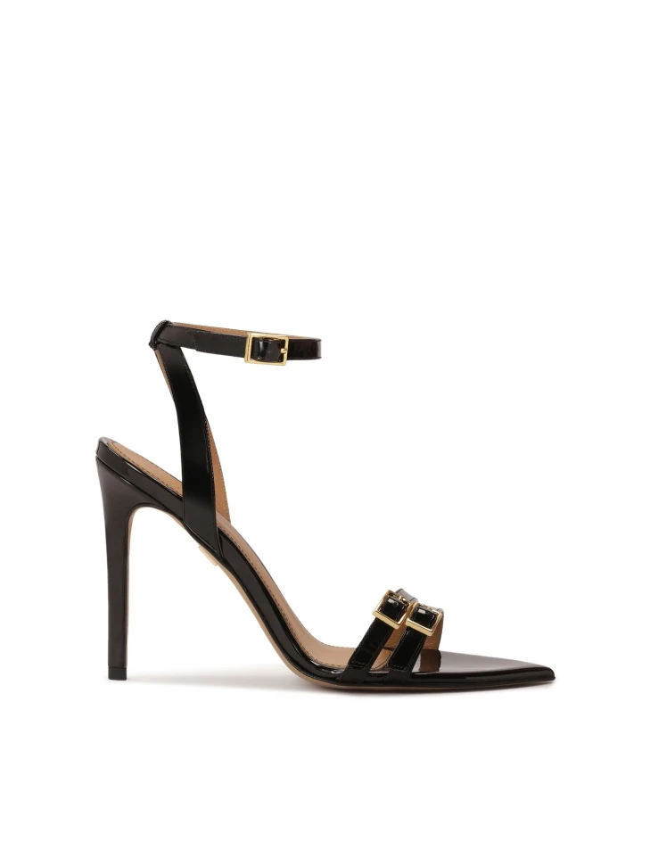 kazar Patent leather sandals with narrow straps