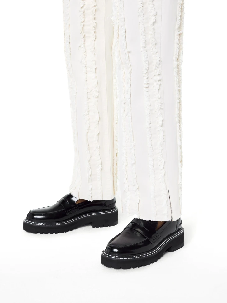 Kazar Patent Leather Shoes With Track Sole