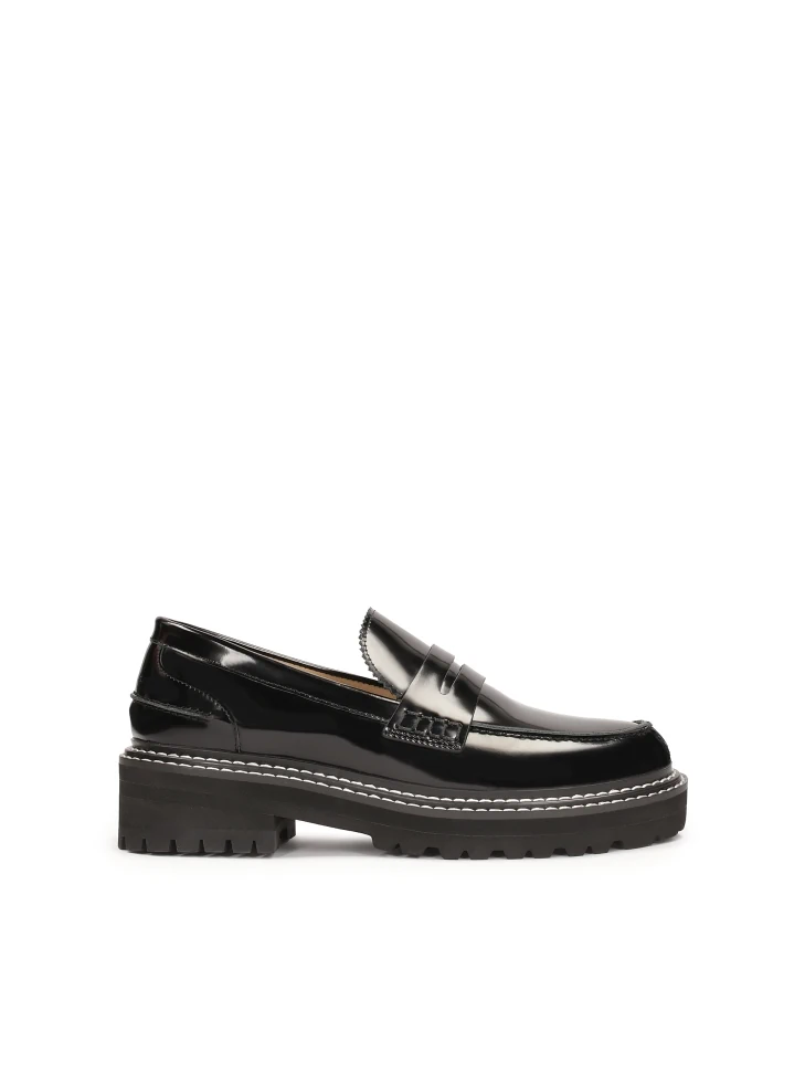 kazar Patent leather shoes with track sole