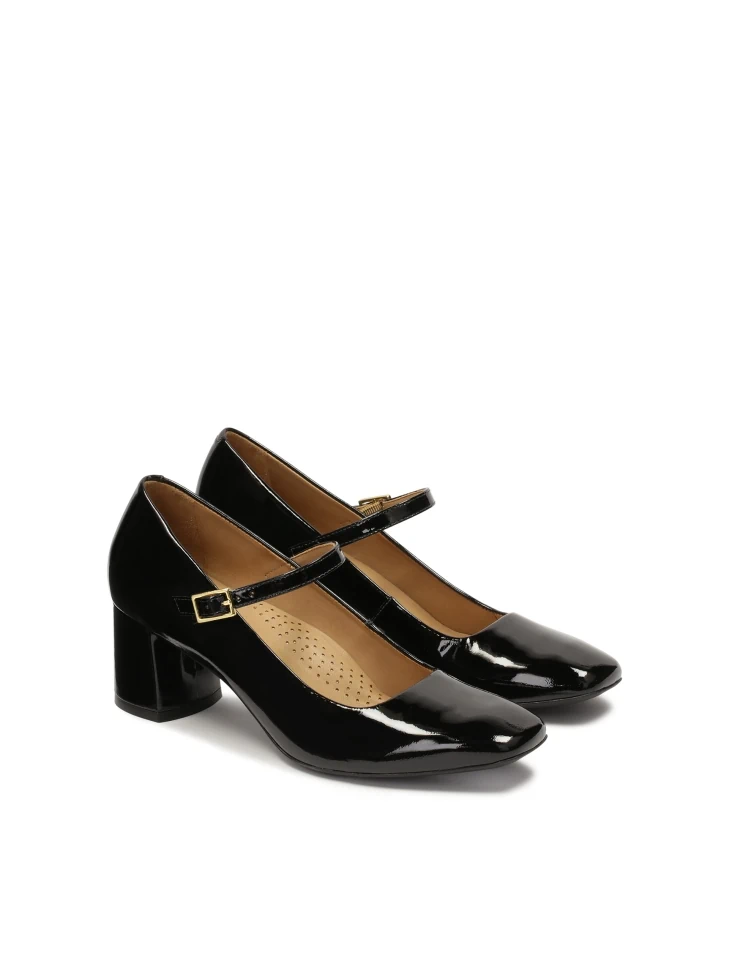 Kazar Patent Leather Strappy Pumps