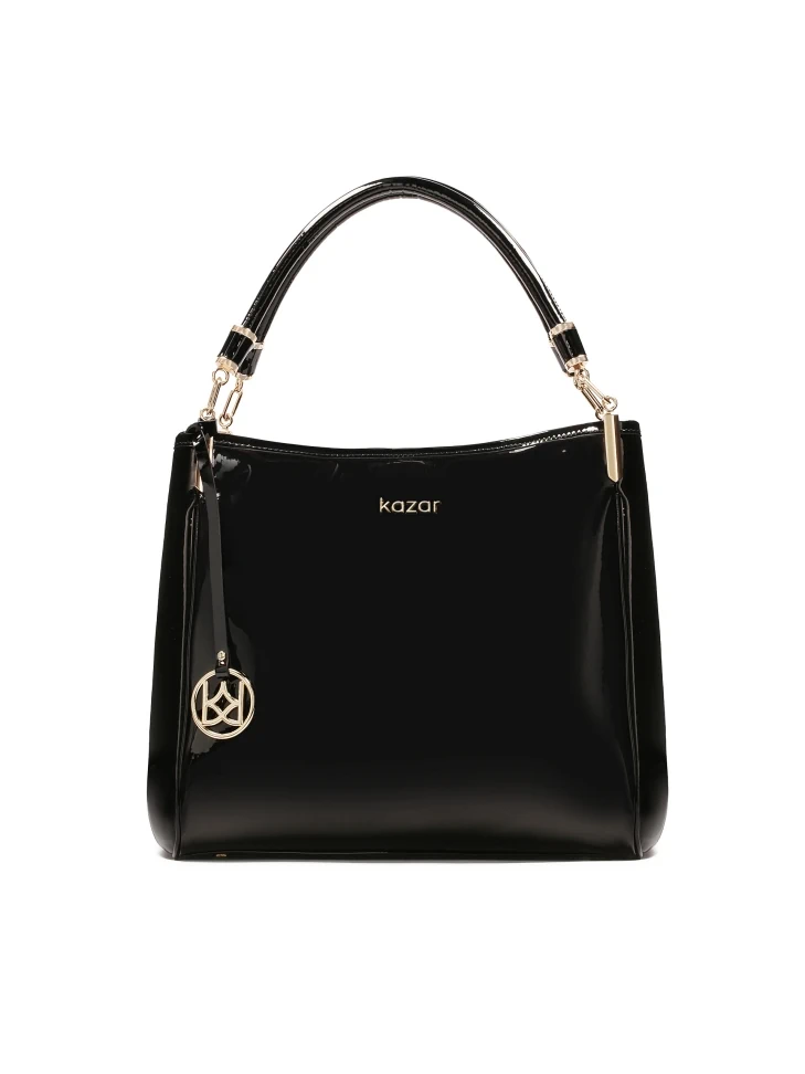 kazar Patent shoulder bag with key ring