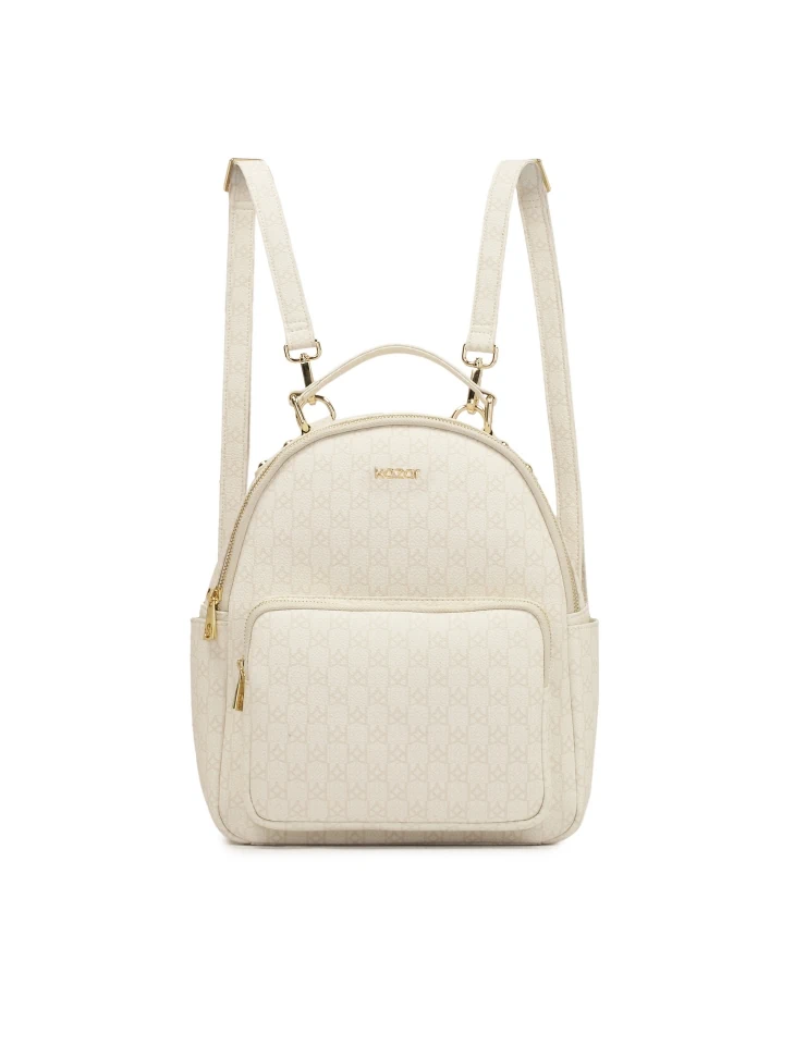 kazar Patterned backpack in neutral color