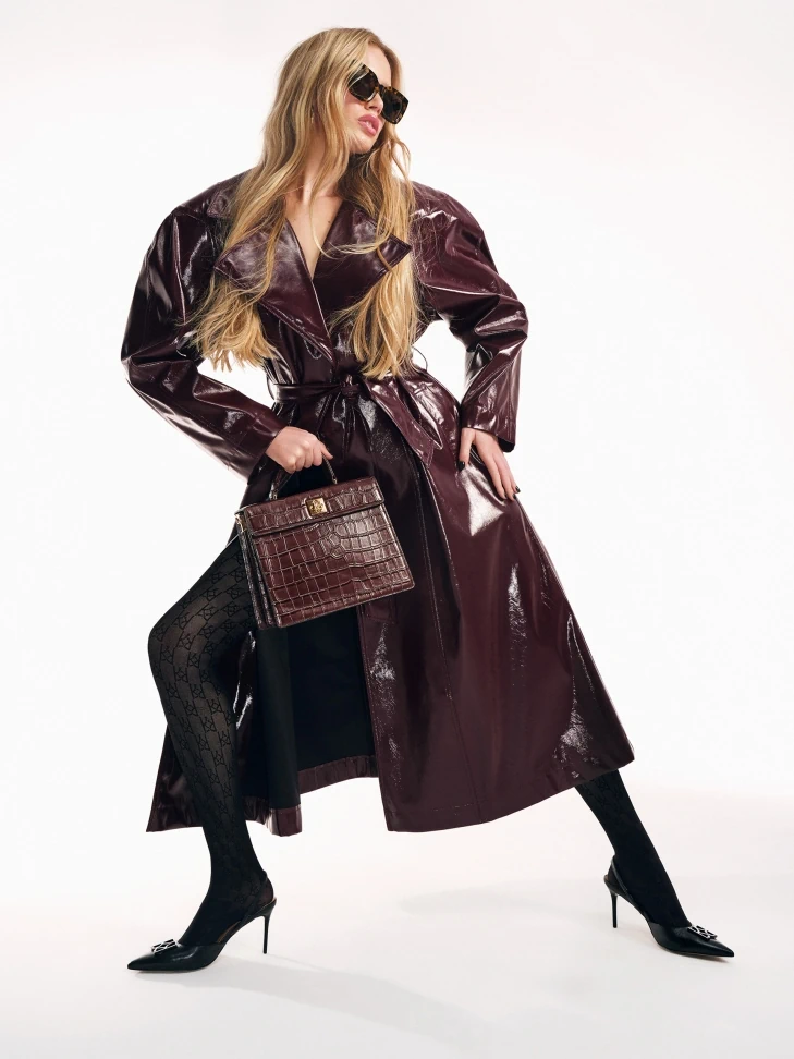 Kazar Patterned Black Tights 60 DEN