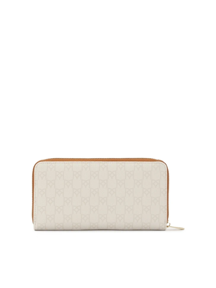 Kazar Patterned Bright Leather Wallet