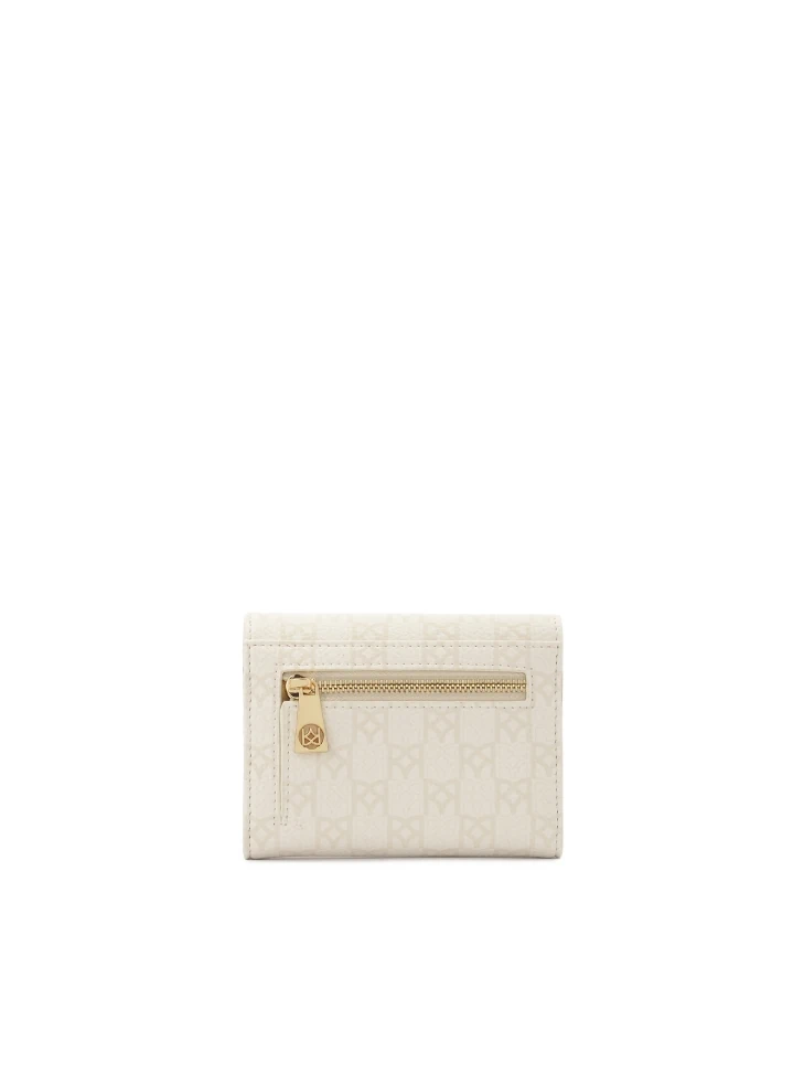 Kazar Patterned Wallet With Brown Interior
