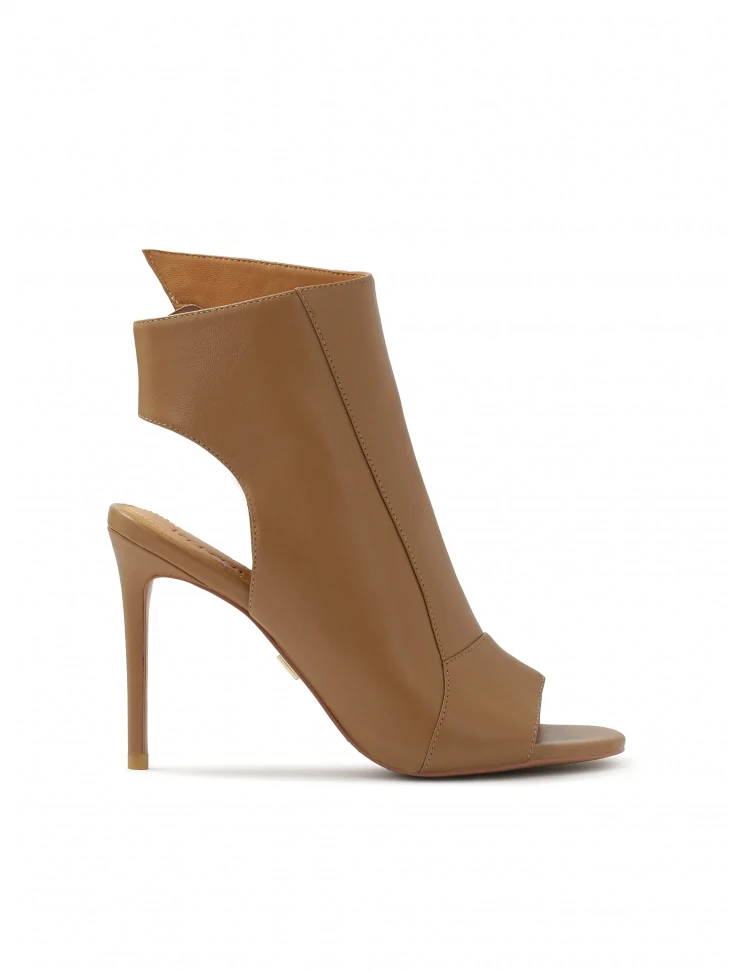 kazar Peep toe boots with open toe and heel