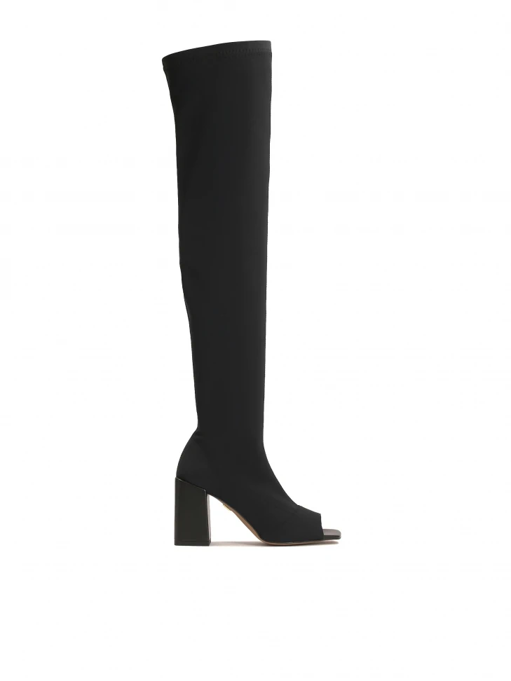 kazar Peep toe musketeers in fabric