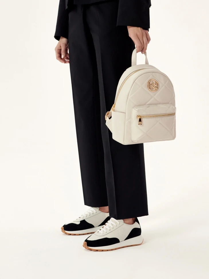 Kazar Quilted Backpack In Casual Style