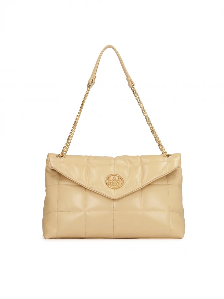 kazar Quilted pattern leather handbag