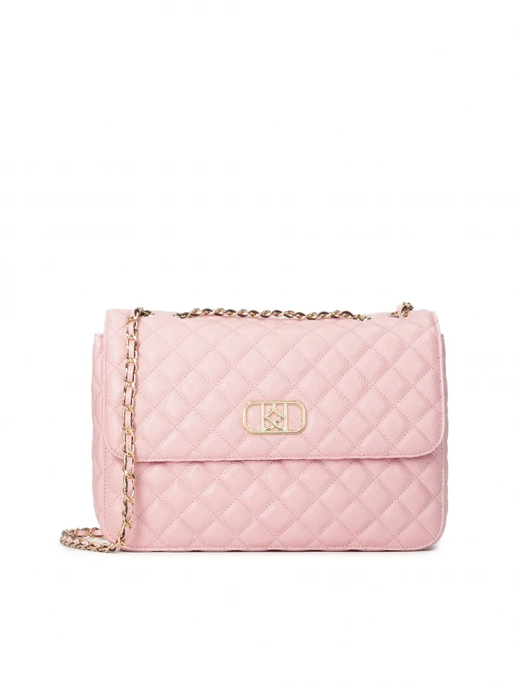 kazar Quilted pink shoulder bag