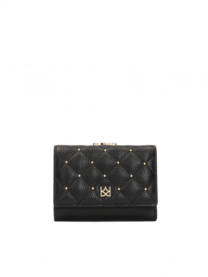 kazar Quilted small wallet with rhinestones