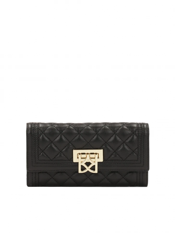 kazar Quilted wallet with large clasp