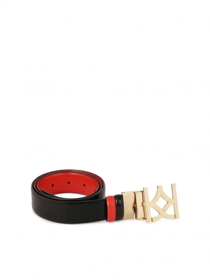 Kazar Red And Black Double-sided Belt