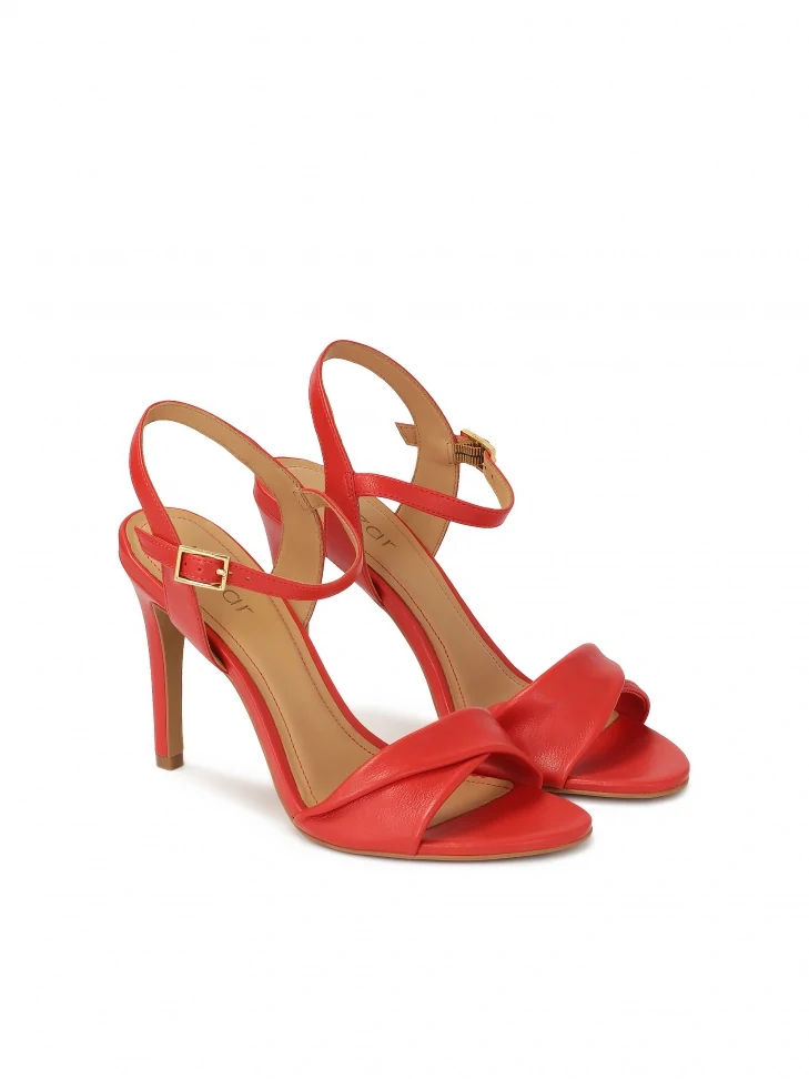 Kazar Red Heeled Sandals