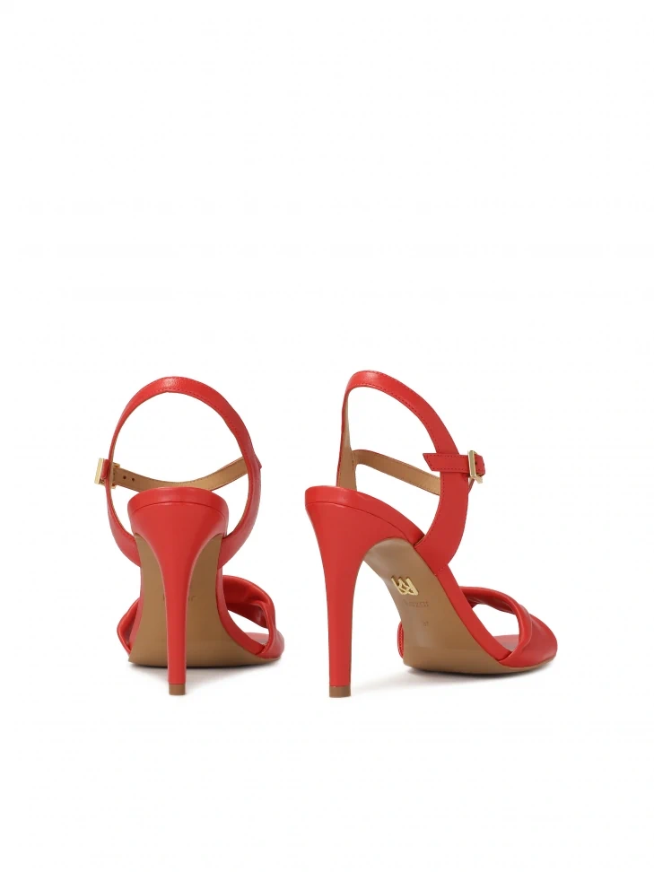 Kazar Red Heeled Sandals