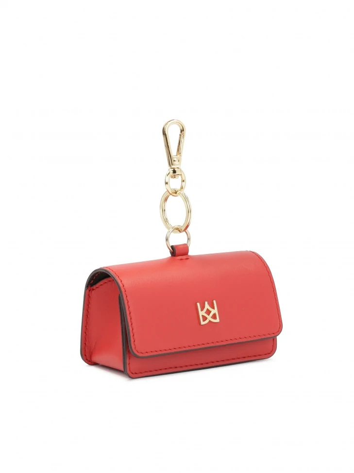 Kazar Red Key Case With Snap Hook