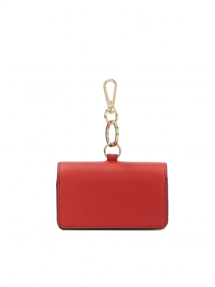 Kazar Red Key Case With Snap Hook
